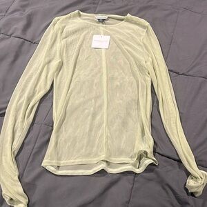 Sheer American eagle top